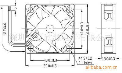 DC5015水族家電醫(yī)療器械用直流散熱風(fēng)扇 專業(yè)冷卻解決方案